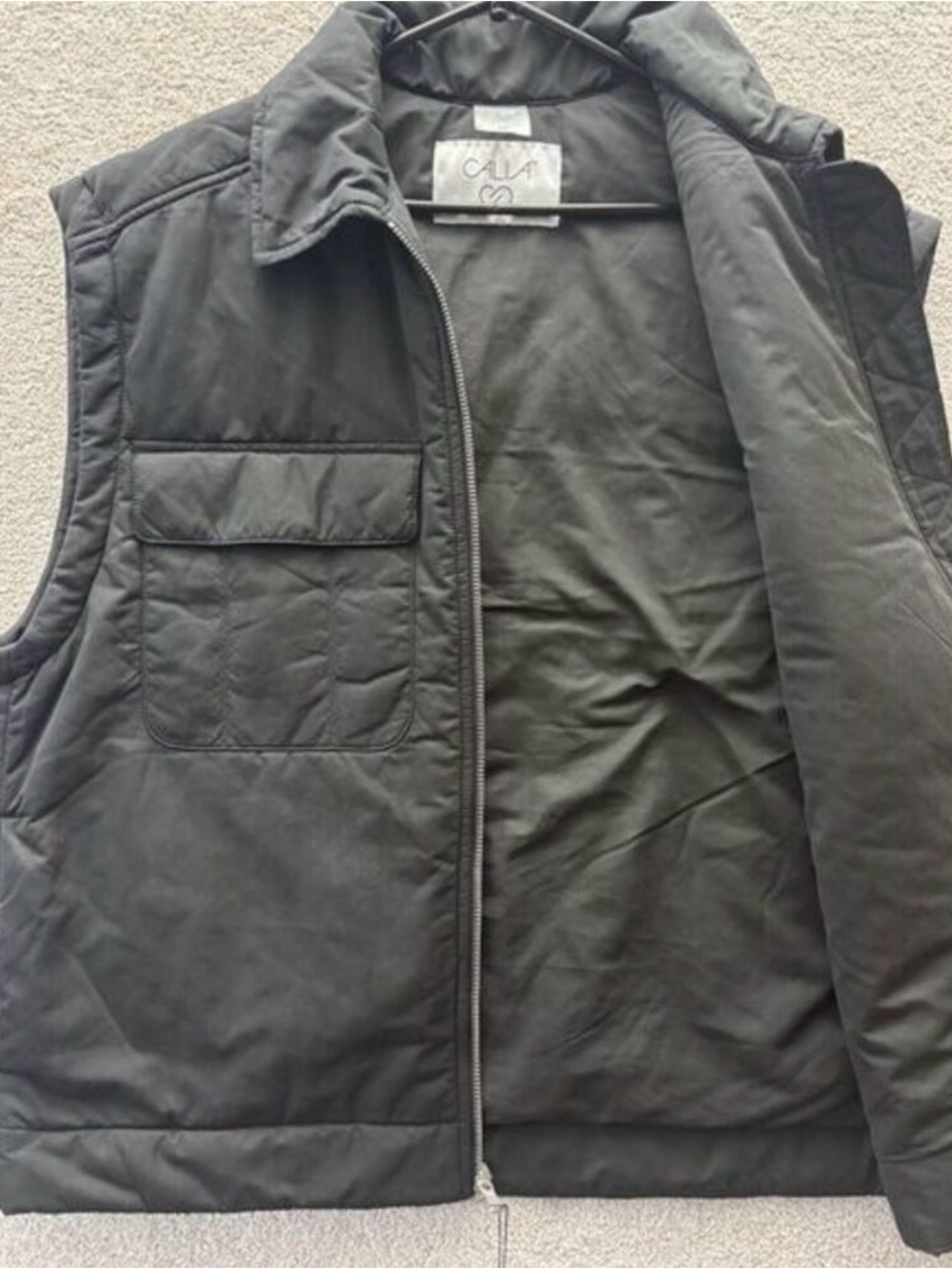 CALIA by Carrie Underwood Black Quilted Puffer Vest